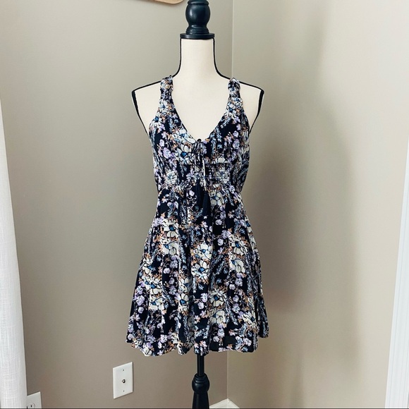 Free People Washed Ashore Mini Dress Sz Medium - Picture 1 of 13
